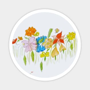 Flower garden Magnet